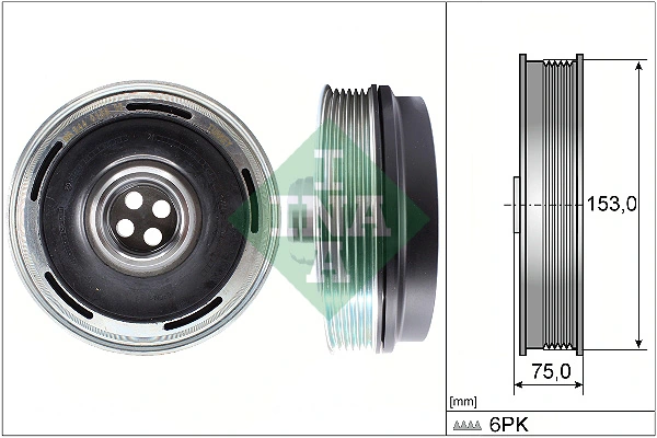 Belt Pulley, crankshaft